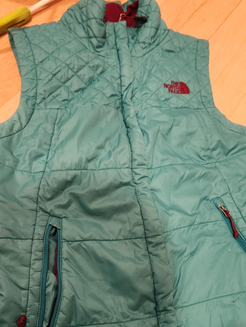 The North Face Teal Quilted Girls' Insulated Vest